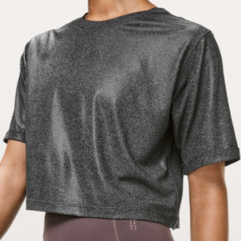 lululemon To The Beat Cropped Shirt - Soul Cycle collab